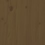 Mesa de centro de madera maciza de pino marrón miel Ø40x60 cm