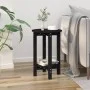Couchtisch aus massivem Kiefernholz schwarz Ø40x60 cm von vidaXL, Couchtisch - Ref: Foro24-822361, Preis: 45,33 €, Rabatt: %