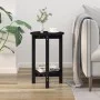 Couchtisch aus massivem Kiefernholz schwarz Ø40x60 cm von vidaXL, Couchtisch - Ref: Foro24-822361, Preis: 45,33 €, Rabatt: %