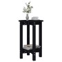 Solid black pine wood coffee table Ø40x60 cm by vidaXL, Coffee table - Ref: Foro24-822361, Price: 45,93 €, Discount: %