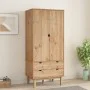 OTTA solid pine wood wardrobe 76.5x53x172 cm by vidaXL, Wardrobes - Ref: Foro24-348588, Price: 290,78 €, Discount: %