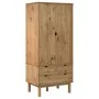 Kleiderschrank OTTA aus massivem Kiefernholz, 76,5 x 53 x 172 cm von vidaXL, Kleiderschränke - Ref: Foro24-348588, Preis: 285...