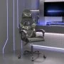 Drehbarer Gaming-Stuhl aus schwarzem und tarnfarbenem Kunstleder von vidaXL, Gaming-Stühle - Ref: Foro24-349554, Preis: 108,8...