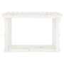 Massives weißes Kiefernholz Holzschuppen 108x64,5x77 cm von vidaXL, Zubehör für Taschen und Brennholzhalter - Ref: Foro24-822...