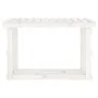 Solid white pine firewood rack 108x64.5x77 cm by vidaXL, Accessories for bags and firewood holders - Ref: Foro24-822433, Pric...
