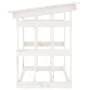 Solid white pine firewood rack 108x64.5x77 cm by vidaXL, Accessories for bags and firewood holders - Ref: Foro24-822433, Pric...