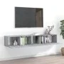 TV-Möbelset 2-teilig Sonoma graues Sperrholz von vidaXL, TV-Möbel - Ref: Foro24-3120282, Preis: 75,95 €, Rabatt: %
