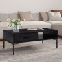Mesa de centro madera maciza de pino negro 90x50x35 cm de vidaXL, Mesas de centro - Ref: Foro24-349930, Precio: 138,24 €, Des...