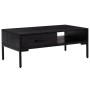 Mesa de centro madera maciza de pino negro 90x50x35 cm de vidaXL, Mesas de centro - Ref: Foro24-349930, Precio: 138,24 €, Des...