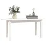 Couchtisch aus massivem weißem Kiefernholz, 110 x 55 x 45 cm von vidaXL, Couchtisch - Ref: Foro24-822343, Preis: 72,50 €, Rab...