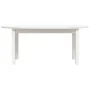 Couchtisch aus massivem weißem Kiefernholz, 110 x 55 x 45 cm von vidaXL, Couchtisch - Ref: Foro24-822343, Preis: 72,50 €, Rab...
