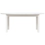 Couchtisch aus massivem weißem Kiefernholz, 110 x 55 x 45 cm von vidaXL, Couchtisch - Ref: Foro24-822343, Preis: 73,41 €, Rab...