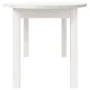Couchtisch aus massivem weißem Kiefernholz, 110 x 55 x 45 cm von vidaXL, Couchtisch - Ref: Foro24-822343, Preis: 72,50 €, Rab...