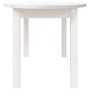 Couchtisch aus massivem weißem Kiefernholz, 110 x 55 x 45 cm von vidaXL, Couchtisch - Ref: Foro24-822343, Preis: 73,41 €, Rab...