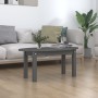 Solid gray pine wood coffee table 80x40x35 cm by vidaXL, Coffee table - Ref: Foro24-822349, Price: 46,37 €, Discount: %