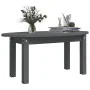 Couchtisch aus massivem Kiefernholz grau 80x40x35 cm von vidaXL, Couchtisch - Ref: Foro24-822349, Preis: 45,85 €, Rabatt: %