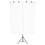 Support for black T-shaped backgrounds 151x60x(70-200) cm by vidaXL, studio montages - Ref: Foro24-190252, Price: 37,03 €, Di...