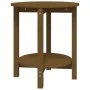 Honey brown solid pine wood coffee table Ø55x60 cm by vidaXL, Coffee table - Ref: Foro24-822355, Price: 48,88 €, Discount: %