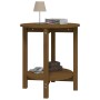 Honey brown solid pine wood coffee table Ø55x60 cm by vidaXL, Coffee table - Ref: Foro24-822355, Price: 49,33 €, Discount: %