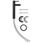 Black bathroom mixer tap 12x30 cm by vidaXL, Faucets - Ref: Foro24-149088, Price: 38,93 €, Discount: %