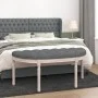 Dark gray fabric bench 110.5x45x49 cm by vidaXL, Banks - Ref: Foro24-344416, Price: 146,34 €, Discount: %