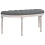 Dark gray fabric bench 110.5x45x49 cm by vidaXL, Banks - Ref: Foro24-344416, Price: 146,34 €, Discount: %