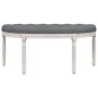 Dark gray fabric bench 110.5x45x49 cm by vidaXL, Banks - Ref: Foro24-344416, Price: 146,34 €, Discount: %