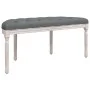 Dark gray fabric bench 110.5x45x49 cm by vidaXL, Banks - Ref: Foro24-344416, Price: 146,34 €, Discount: %