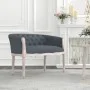 Dunkelgraue Samtbank 98x56x69 cm von vidaXL, Banken - Ref: Foro24-344512, Preis: 302,73 €, Rabatt: %
