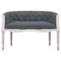 Dunkelgraue Samtbank 98x56x69 cm von vidaXL, Banken - Ref: Foro24-344512, Preis: 302,73 €, Rabatt: %
