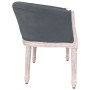 Banco de terciopelo gris oscuro 98x56x69 cm de vidaXL, Bancos - Ref: Foro24-344512, Precio: 306,31 €, Descuento: %