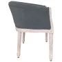 Dunkelgraue Samtbank 98x56x69 cm von vidaXL, Banken - Ref: Foro24-344512, Preis: 302,73 €, Rabatt: %