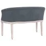 Dunkelgraue Samtbank 98x56x69 cm von vidaXL, Banken - Ref: Foro24-344512, Preis: 302,73 €, Rabatt: %