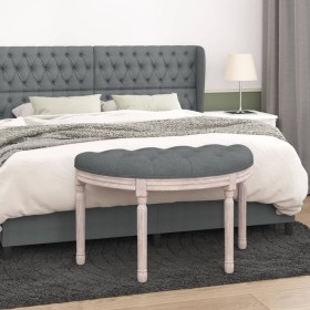 Dunkelgraue Stoffbank 81,5x41x49 cm von vidaXL, Banken - Ref: Foro24-344409, Preis: 77,54 €, Rabatt: %