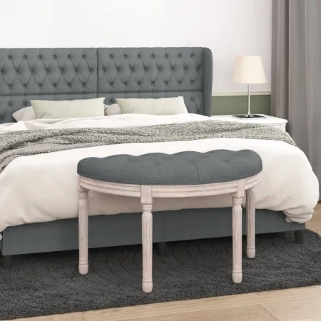 Dark gray fabric bench 81.5x41x49 cm by vidaXL, Banks - Ref: Foro24-344409, Price: 76,79 €, Discount: %