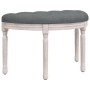 Banco de tela gris oscuro 81,5x41x49 cm de vidaXL, Bancos - Ref: Foro24-344409, Precio: 81,89 €, Descuento: %