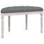 Banco de tela gris oscuro 81,5x41x49 cm de vidaXL, Bancos - Ref: Foro24-344409, Precio: 81,89 €, Descuento: %