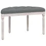 Dark gray fabric bench 81.5x41x49 cm by vidaXL, Banks - Ref: Foro24-344409, Price: 76,79 €, Discount: %