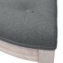 Banco de tela gris oscuro 81,5x41x49 cm de vidaXL, Bancos - Ref: Foro24-344409, Precio: 81,89 €, Descuento: %