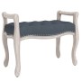 Banco de terciopelo gris oscuro 80x45x60 cm de vidaXL, Bancos - Ref: Foro24-344433, Precio: 120,61 €, Descuento: %