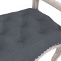 Banco de terciopelo gris oscuro 80x45x60 cm de vidaXL, Bancos - Ref: Foro24-344433, Precio: 120,61 €, Descuento: %