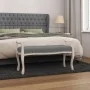 Dunkelgraue Stoffbank 110x45x60 cm von vidaXL, Banken - Ref: Foro24-344437, Preis: 94,68 €, Rabatt: %