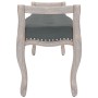 Banco de tela gris oscuro 110x45x60 cm de vidaXL, Bancos - Ref: Foro24-344437, Precio: 95,52 €, Descuento: %