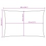 Toldo de vela rectangular tela Oxford color crema 3x6 m