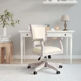 Silla de oficina giratoria de lino von vidaXL, Bürostühle - Ref: Foro24-344478, Preis: 282,23 €, Rabatt: %