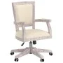 Silla de oficina giratoria de lino de vidaXL, Sillas de oficina - Ref: Foro24-344478, Precio: 281,10 €, Descuento: %