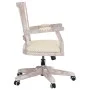 Silla de oficina giratoria de lino de vidaXL, Sillas de oficina - Ref: Foro24-344478, Precio: 281,10 €, Descuento: %
