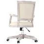 Silla de oficina giratoria de lino de vidaXL, Sillas de oficina - Ref: Foro24-344478, Precio: 281,10 €, Descuento: %