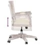 Silla de oficina giratoria de lino de vidaXL, Sillas de oficina - Ref: Foro24-344478, Precio: 281,10 €, Descuento: %