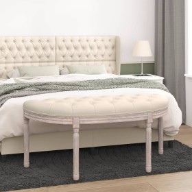 Bank aus Leinen 110,5x45x49 cm von vidaXL, Banken - Ref: Foro24-344415, Preis: 173,08 €, Rabatt: %